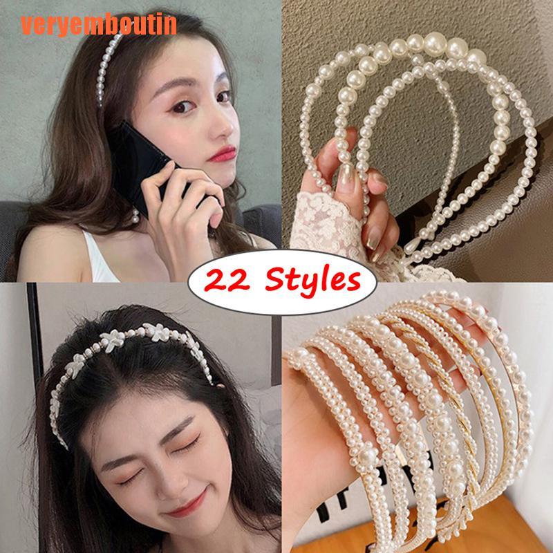 Cài Tóc Đính Hạt Ngọc Trai Giả Lấp Lánh Thời Trang