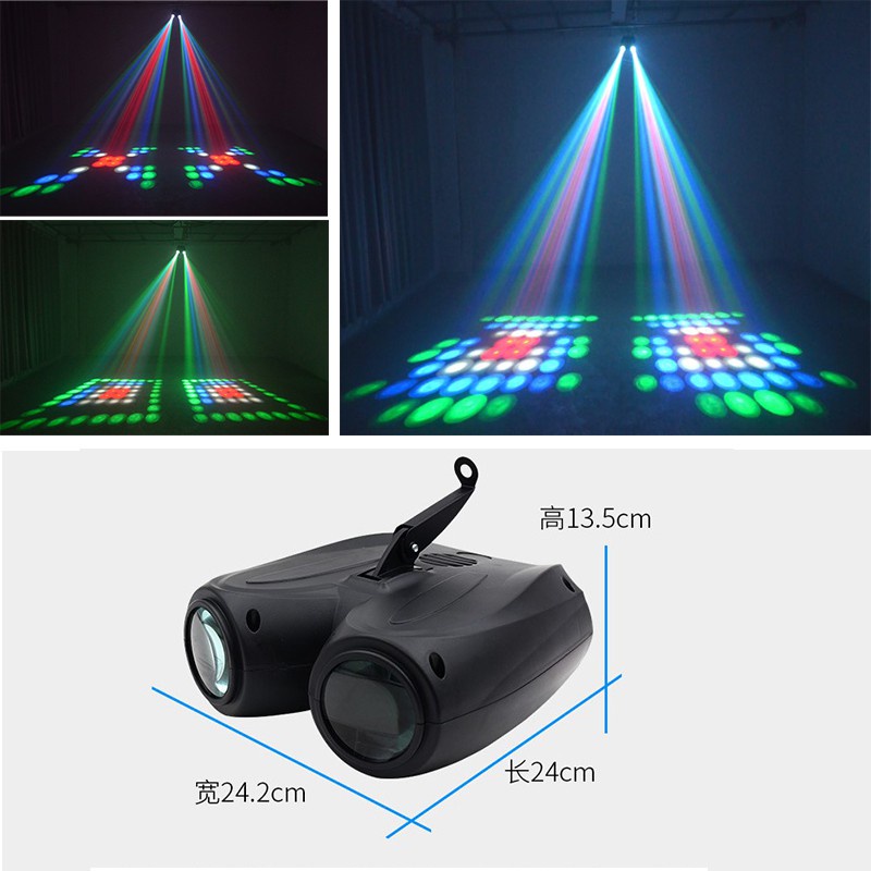 Đèn LED Chiếu Sân Khấu Tạo Hiệu Ứng Ánh Sáng Laser Hình Hoa Số 80