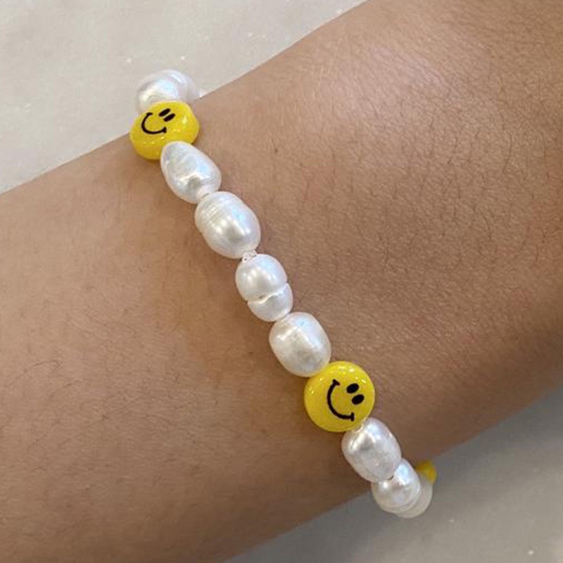 Vòng Tay Hạt Ngọc Trai Màu Sắc Đơn Giản Phong Cách Baroque