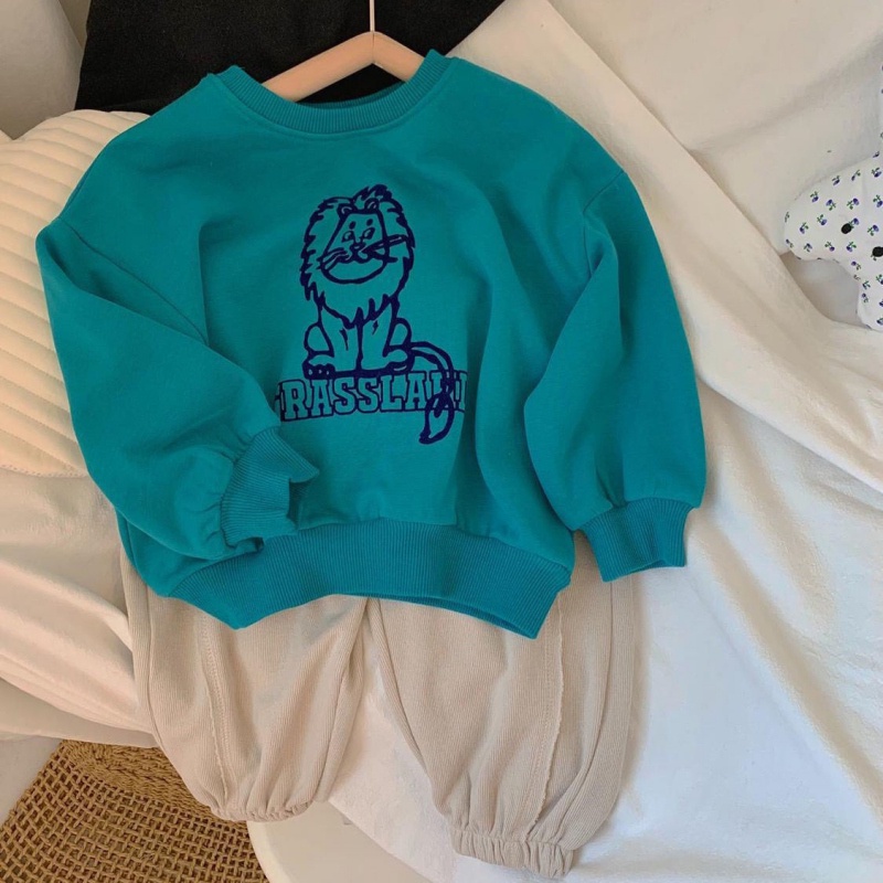 Áo tay dài họa tiết hoạt hình thoải mái cho bé gái 1-6 tuổi