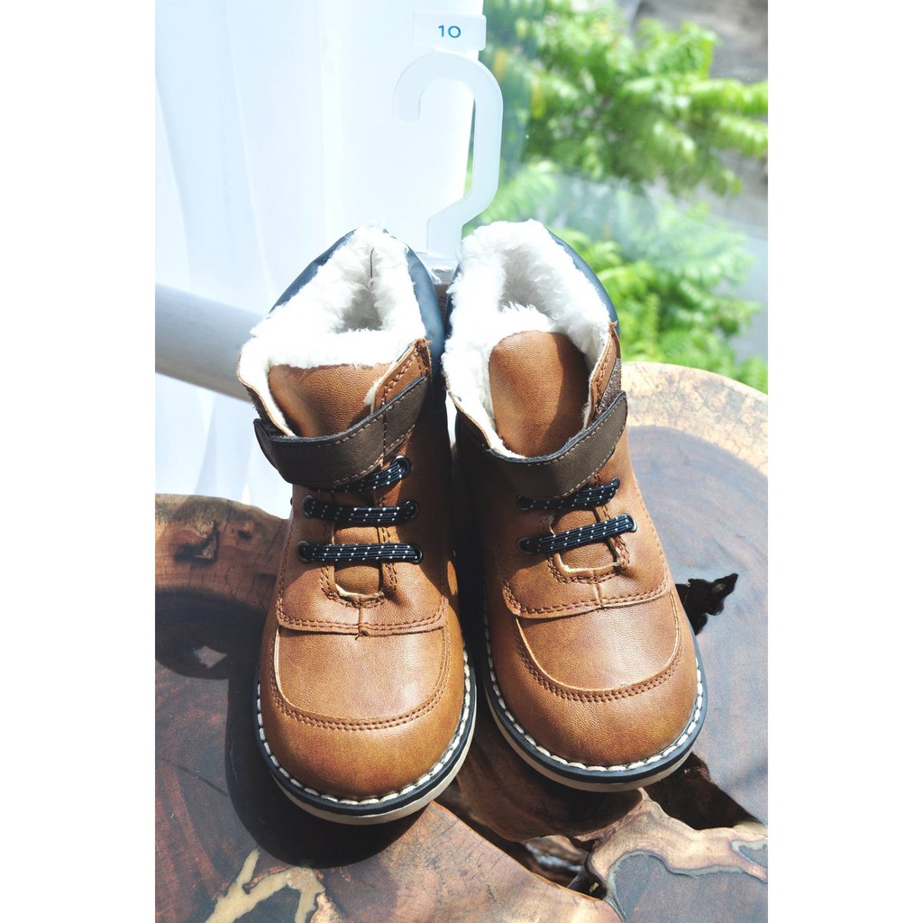 Giày boot cao cổ cho bé trai - HÀNG CHÍNH HÃNG THANH LÝ NEW 100%