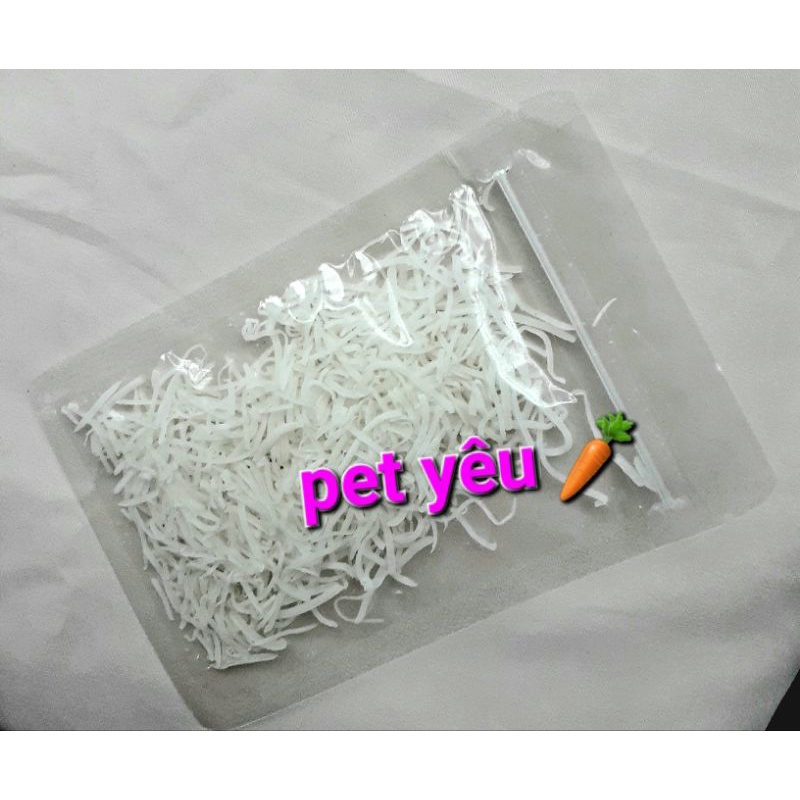 Dừa sợi cho hamster - dừa sấy hamster (15Gr)FREESHIP thức ăn hamster siêu thơm