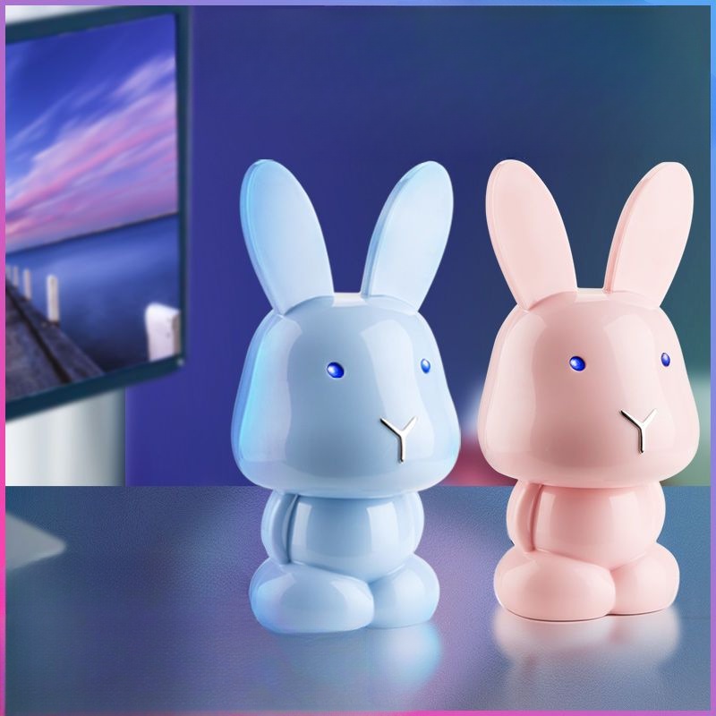 Loa Để Bàn Mini Hình Thỏ Dễ Thương Có Dây Cho Máy Tính