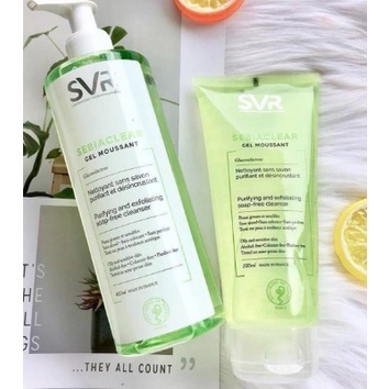 Sữa rửa mặt SVR Sebiaclear Gel Moussant cho da dầu mụn & da nhạy cảm hàng Pháp chuẩn chính hãng - Mii Beauty