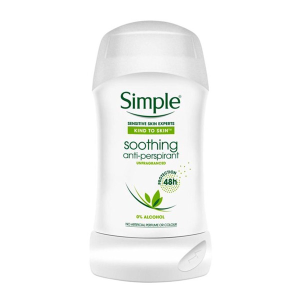 Sáp Khử Mùi Simple Simple Soothing Anti-Perspirant 40ml