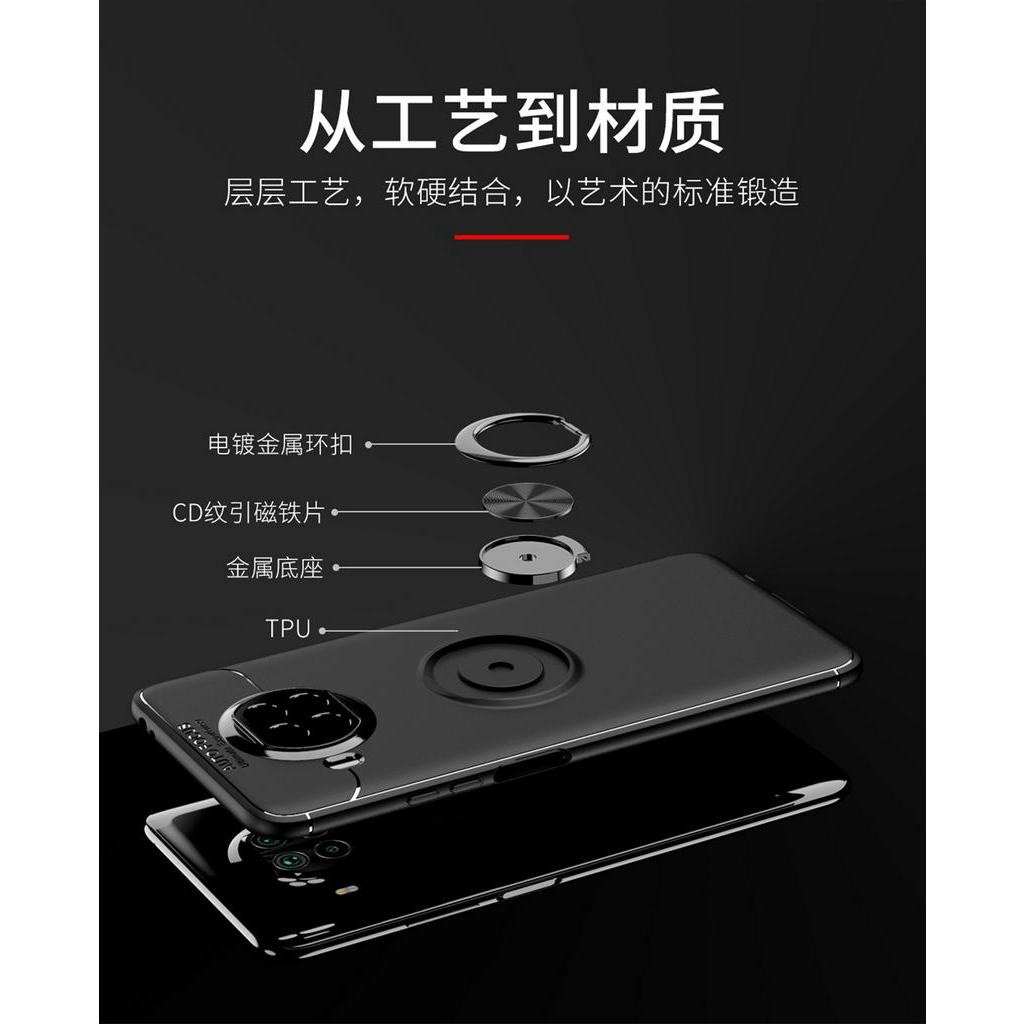 Ốp điện thoại tích hợp vòng giá đỡ nam châm dùng trên ô tô tiện lợi cho Xiaomi Mi 10t Lite 5g