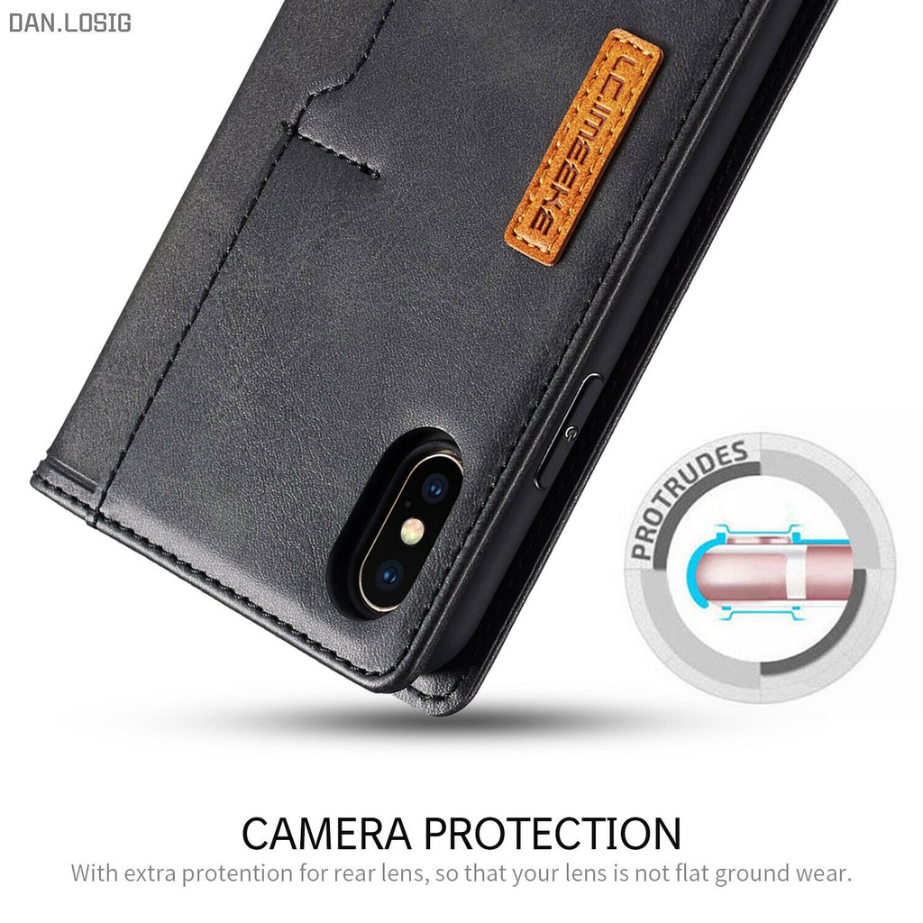 Bao da điện thoại kiểu dáng thanh lịch đơn giản cho iPhone X/XS/XR/XS MAX iP 6/6S/6P/6SPlus/7/8/7P/ 8+ | BigBuy360 - bigbuy360.vn