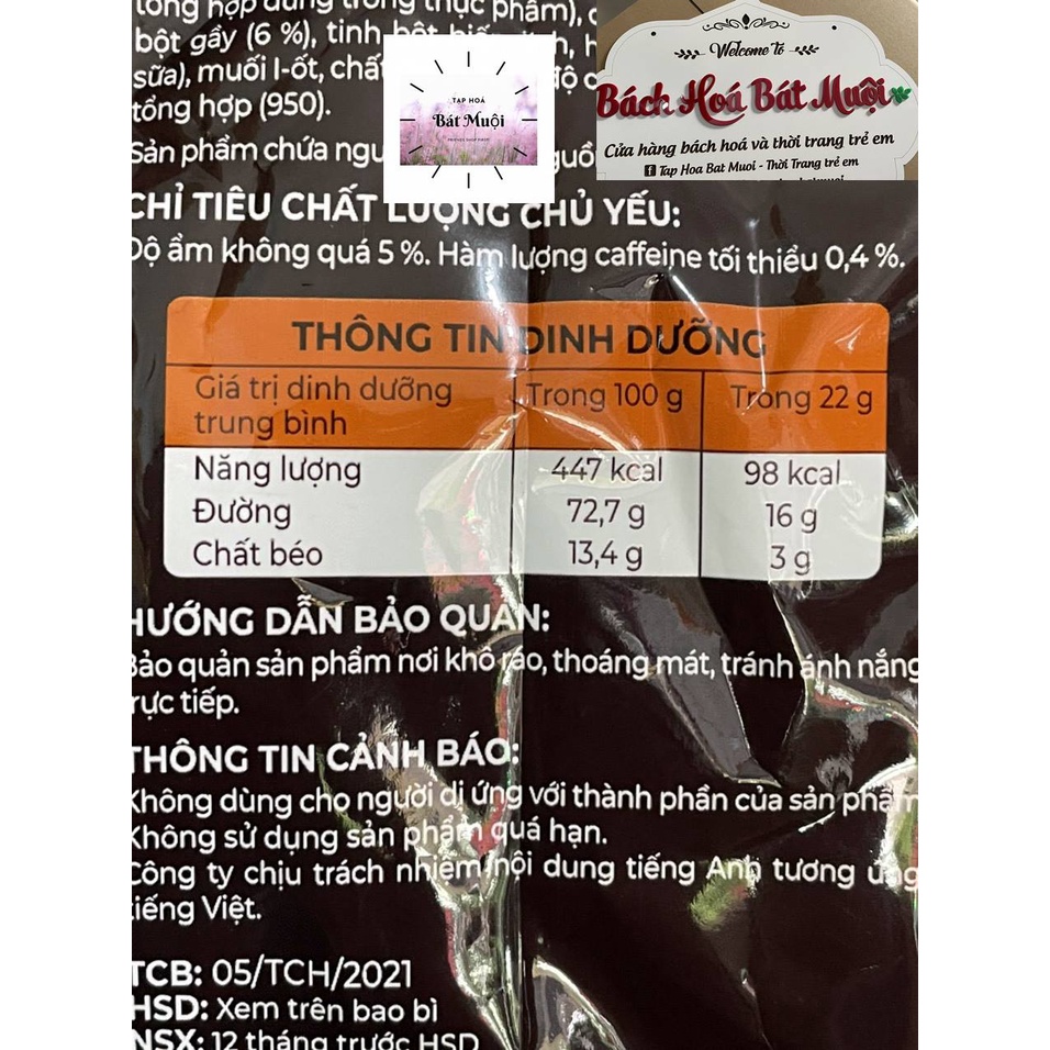 Cà Phê Sữa Đá Hòa Tan THE COFFEE HOUSE Túi 25 x 22gr