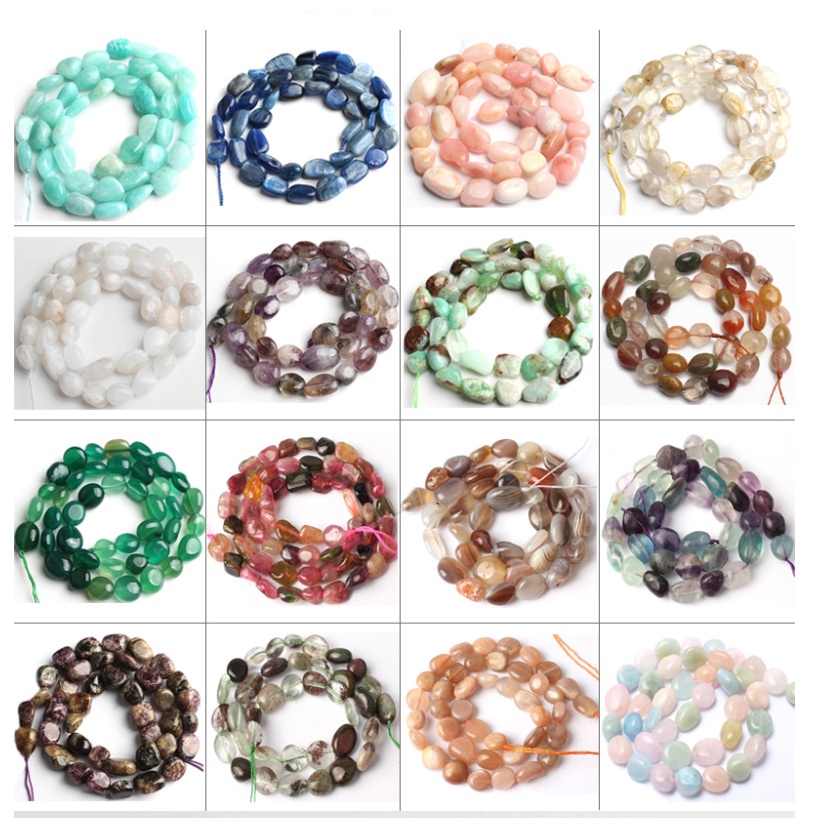 DIY Imitation irregular Beads  for Making accessories 8-11MM / 40cm Dùng Để Làm Đồ Trang Sức Thủ Công