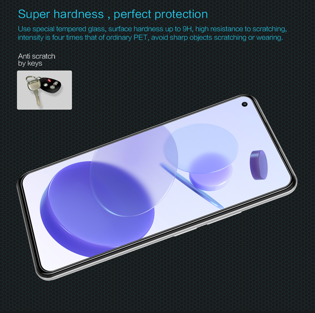 Kính Cường Lực Nillkin H 0.33mm 9H Trong Suốt Chống Lóa Chống Nổ Bảo Vệ Màn Hình Cho Xiaomi Mi 11 Lite 4G/Mi 11 Lite 5G / 5G NE