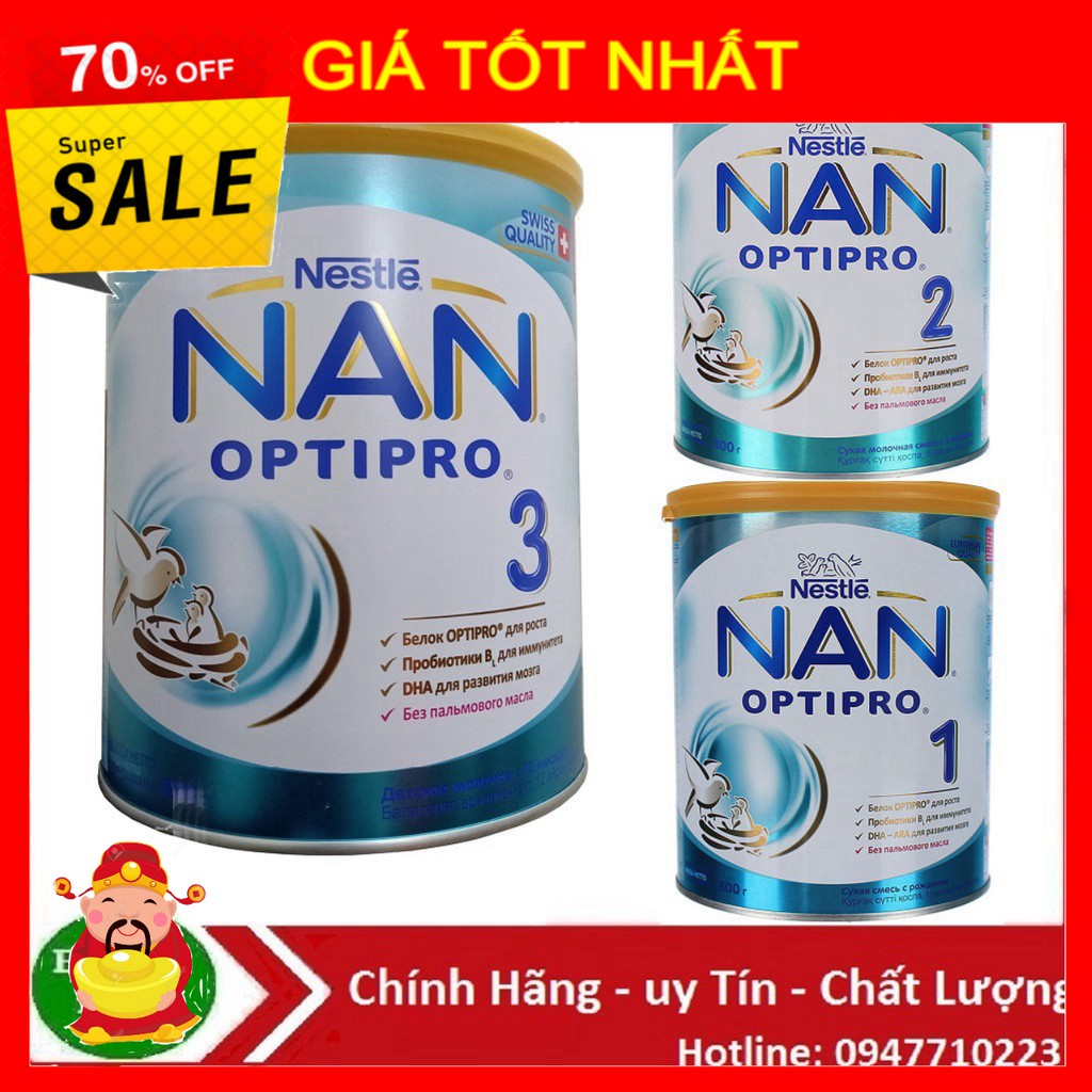 Sữa Nan Nga 1,2,3,4 hộp 800g ( Date 2022 ) [ HÀNG CHÍNH HÃNG ]