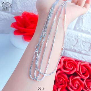 Dây chuyền bạc , dây mạ bền màu cao cấp Orin D5141