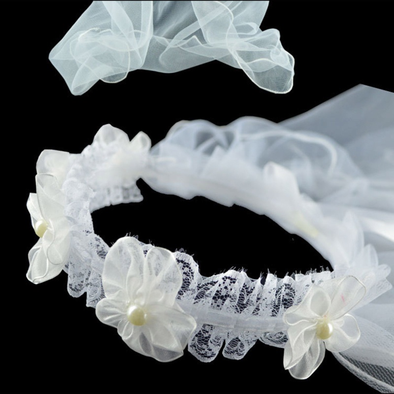 Mạng Che Mặt Đèn Led Hình Hoa Cho Cô Dâu