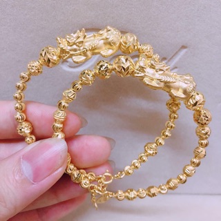 Lắc bi mix tỳ hưu xi vàng