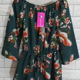 Jumpsuit hoa dfi biển