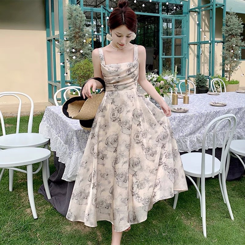 Đầm nữ vintage phong cách Quảng Châu