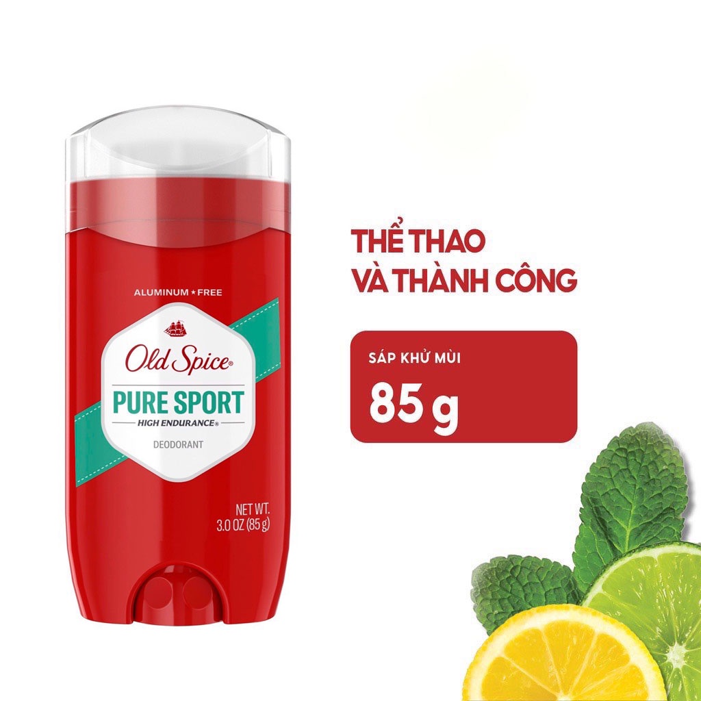 Sáp Khử Mùi Old Spice Pure Sport, Fresh, Original 85g - Nhập Khẩu Mỹ