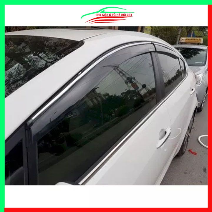 Vè che mưa cho xe ô tô Kia K3 2012-2020, K3 Đời Cũ chỉ mạ
