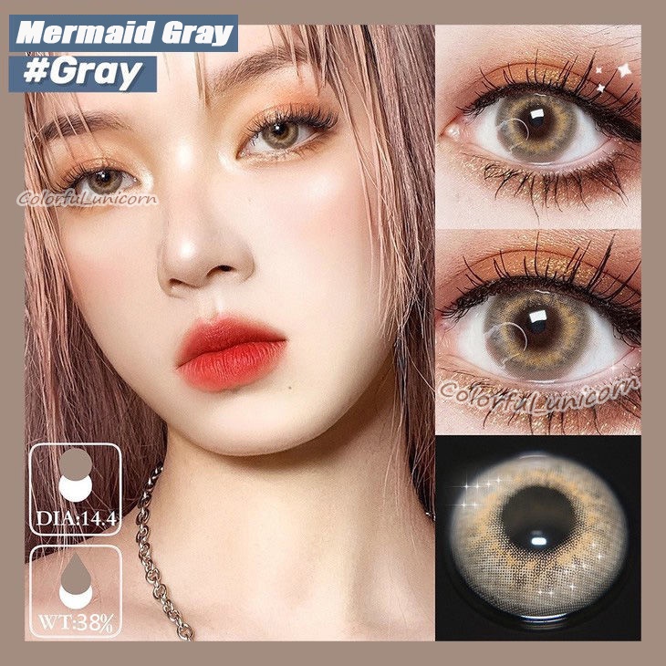 Kính áp tròng COLORHUNTER dùng 1 năm 14.4mm 0 - 8 độ