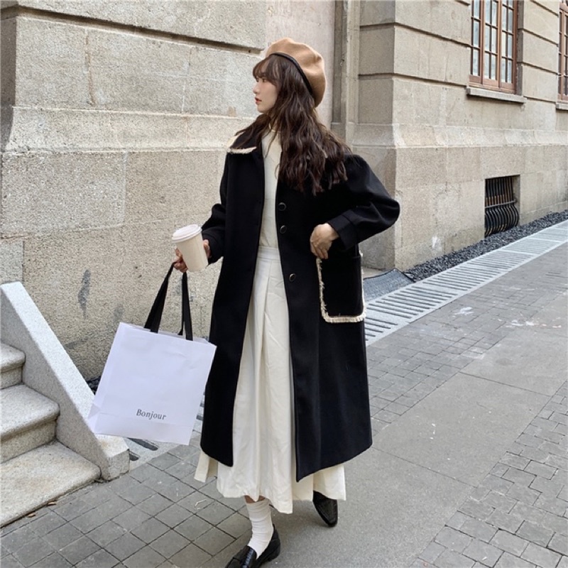 Áo khoác nữ Áo măng tô bigsize phong cách Hàn Quốc - [Bigsize] L-4XL | BigBuy360 - bigbuy360.vn