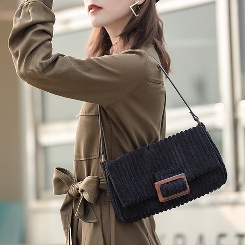 IELGY Túi Xách Vải Bông Đeo Chéo Thời Trang Đơn Giản Cho Nữ