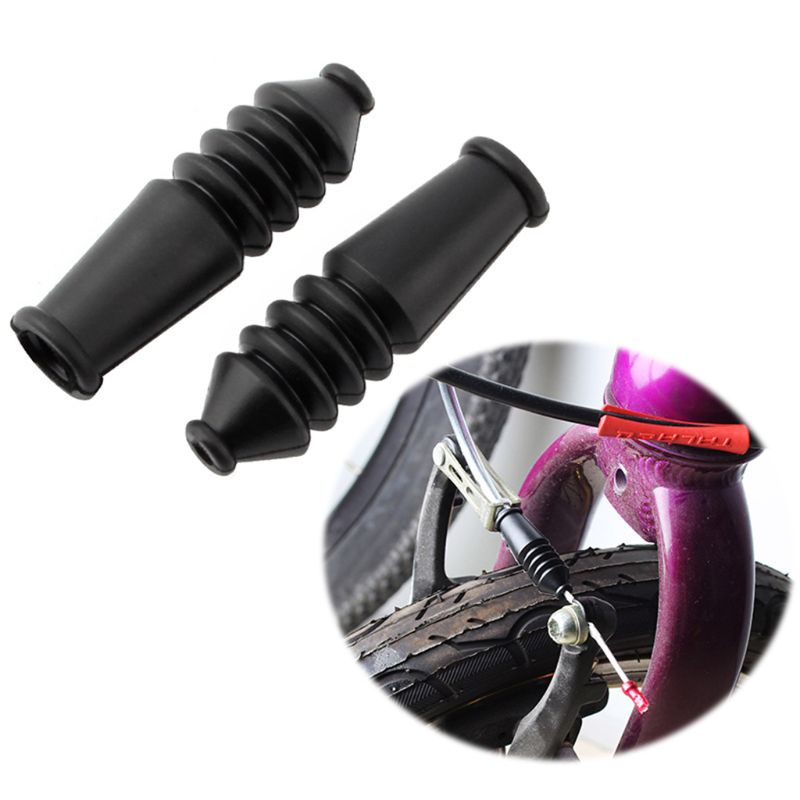 Set 4 Vỏ Cao Su Bọc Bảo Vệ Dây Phanh Xe Đạp Leo Núi Dạng Gập Chống Bụi