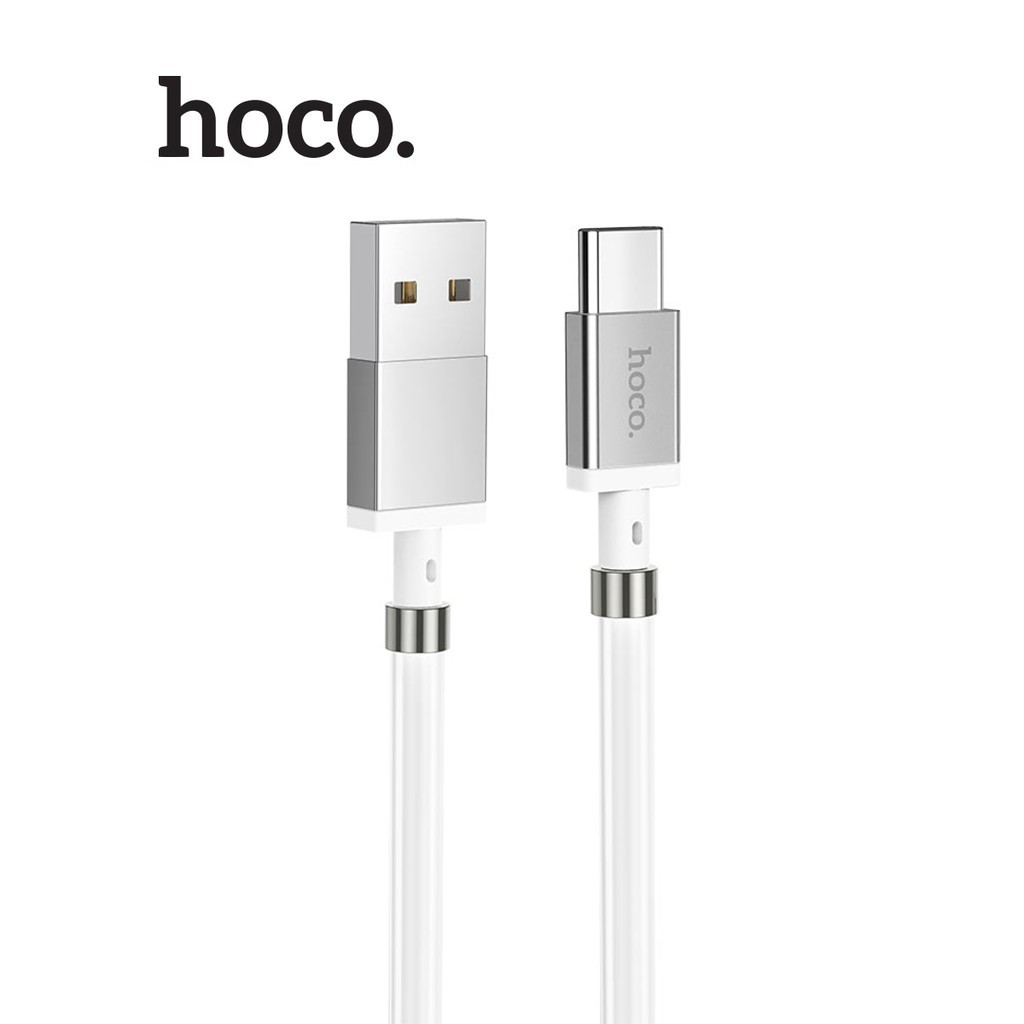 Cáp sạc nhanh 3A Hoco U91 Type-C cáp cuốn từ tính, dễ dàng mở rộng và dễ bảo quản dài 1M cho Android