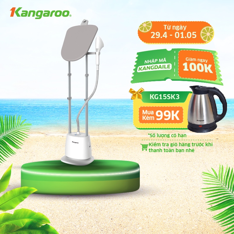 Bàn là hơi nước đứng Kangaroo KG75B8