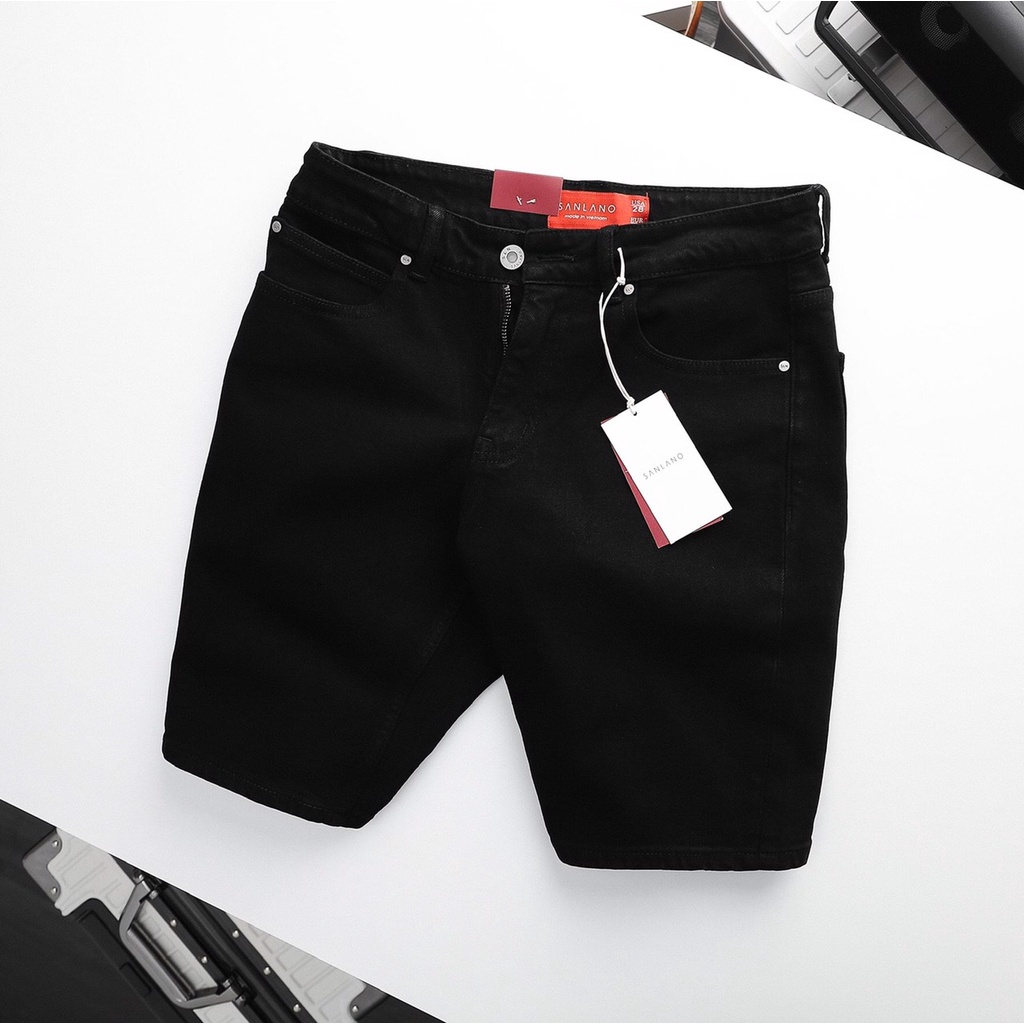 Quần Short Jean Nam màu nâu đen thời trang Muradfashion, Quần bò ngố nam không co giãn NT358 ! -