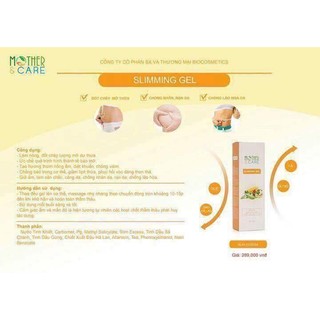 Gel tan mỡ Mother&care
