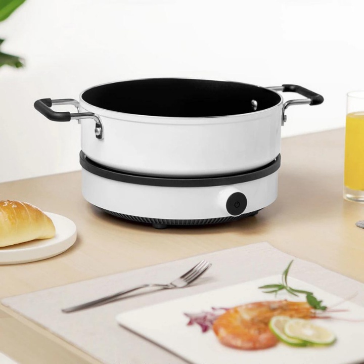 Bếp Điện Từ Xiaomi Mijia Induction Cooker Cao Cấp, Nồi Lẩu-Chống Dính-Dẫn Nhiệt Tốt-Hàng Chính Hãng
