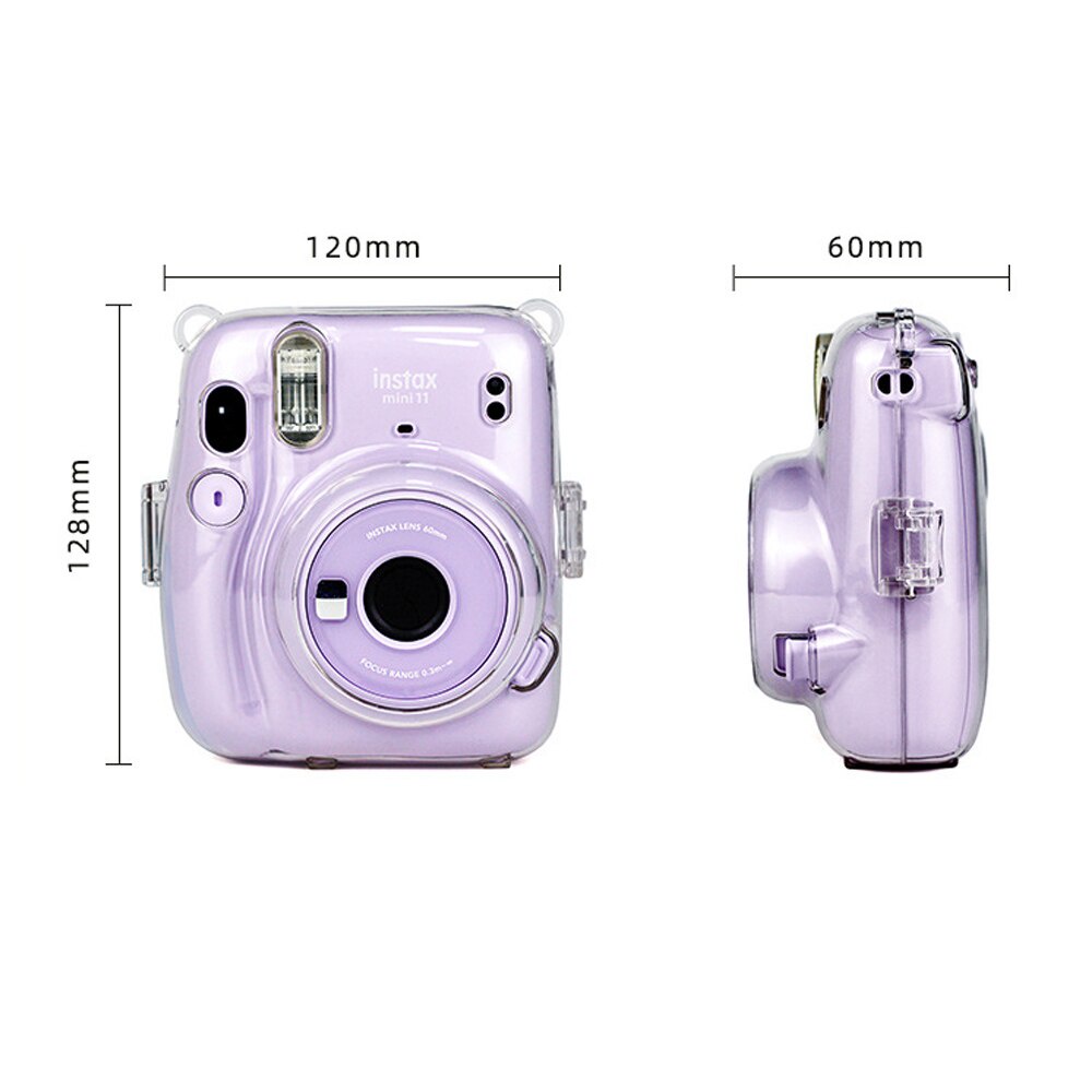 Instax Mini 11- Vỏ Nhựa Case Trong Cho Máy Ảnh Instax Mini 11