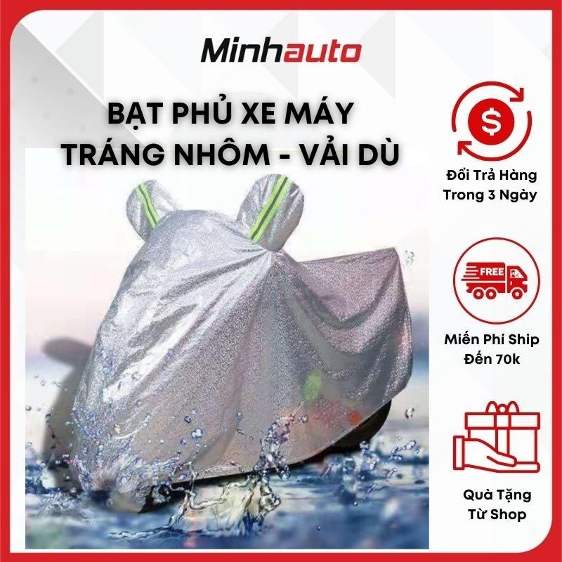 Bạt Phủ Xe Máy FREESHIP Bạt Trùm Xe Máy - Vải Dù Pha Nilon, Chống Nắng, Chống Mưa, Bụi Bẩn