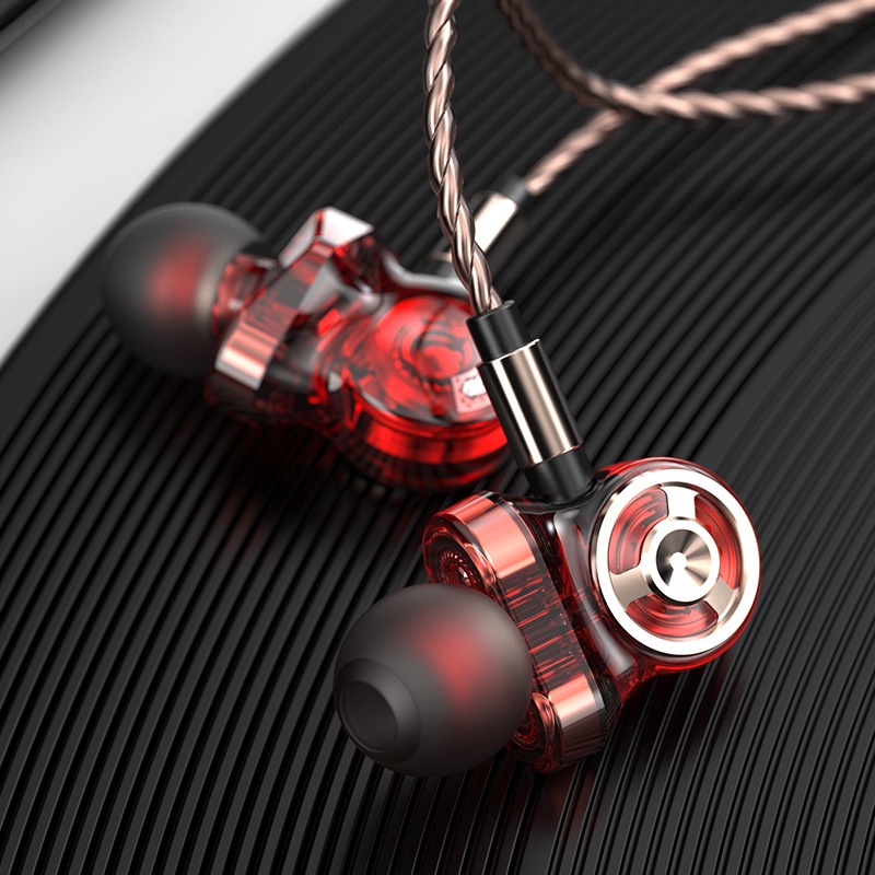 Tai Nghe Nhét Tai Có Dây QKZ CK10 Cao Cấp Âm Thanh Super Bass Chống Ồn Tương Thích Các Dòng Điện Thoại Và PC