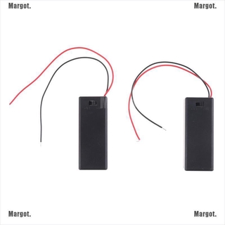 (Hàng Mới Về) Bộ 2 Hộp Đựng Pin Aaa 3v 2 Aaa Có Công Tắc On / Off