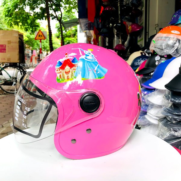 Mũ trùm đầu có kính trong suốt dành cho trẻ em, bé từ 3 đến 10 tuổi chính hãng ATA,AMBY