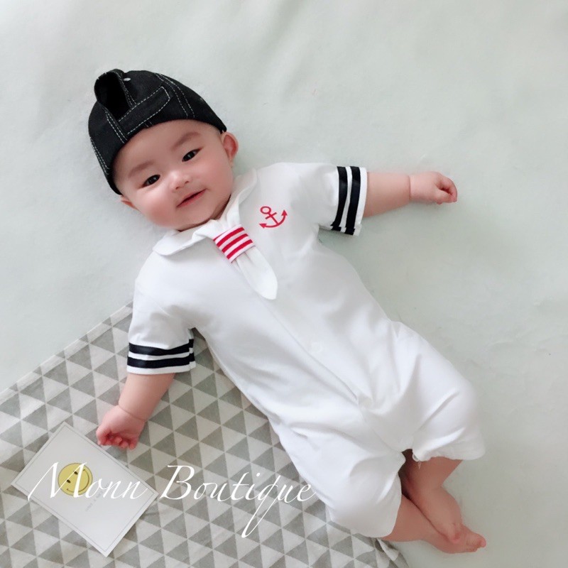 Áo liền quần cho bé [𝑭𝑹𝑬𝑬𝑺𝑯𝑰𝑷] Chất thun cotton 100%.  Phong cách cực cool, bé mặc đi đâu cũng phù hợp mẹ nha