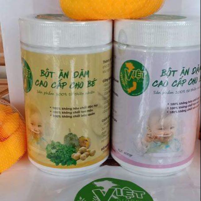 Bột ăn dặm Việt Organic