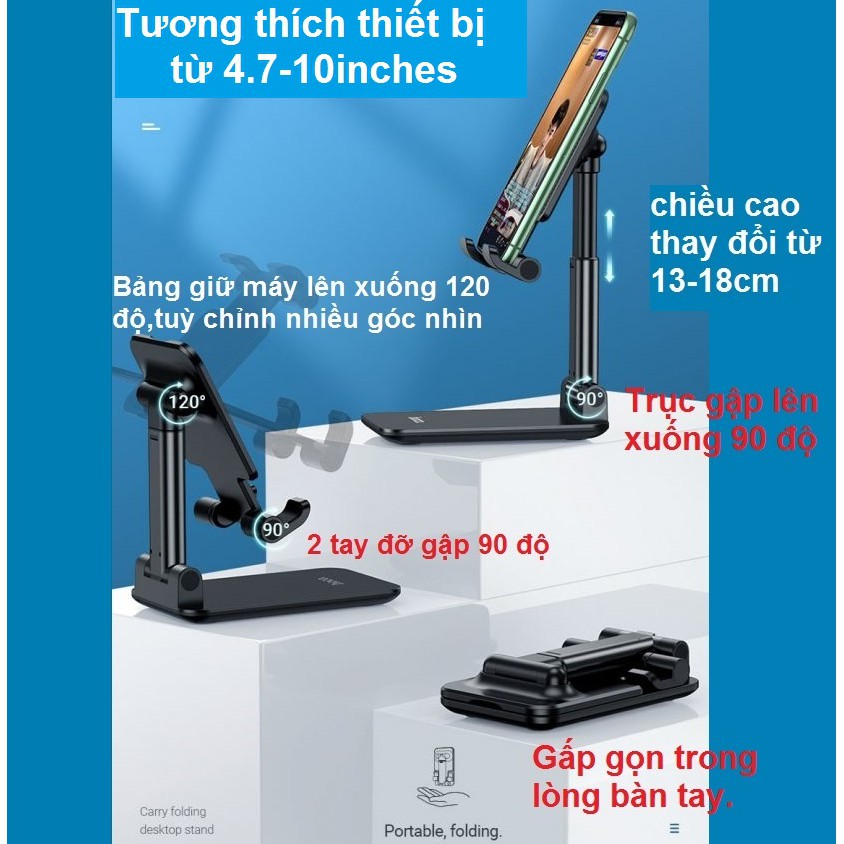 Giá đỡ máy tính bảng/điện thoại dạng xếp hoco.PH29A