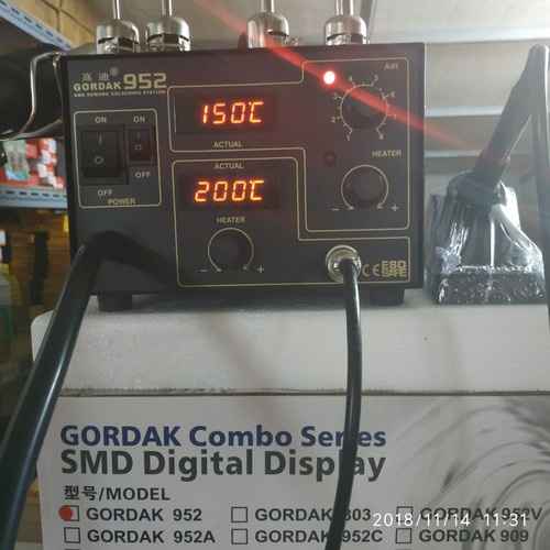 Máy khò nhiệt và hàn nhiệt Gordak 952