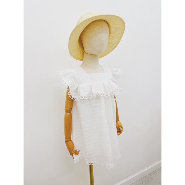 VÁY XOÈ CHO BÉ GÁI, VÁY BABYDOLL CỔ VUÔNG BÈO CHO BÉ GÁI SIZE 9-20KG