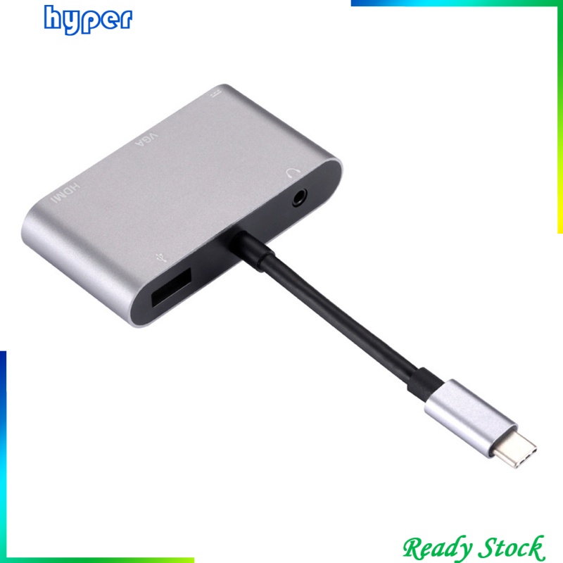 Hub Chuyển Đổi Usb C Sang Hdmi Usb 3.0 Pd Vga 3.5mm Cho Macbook Pro