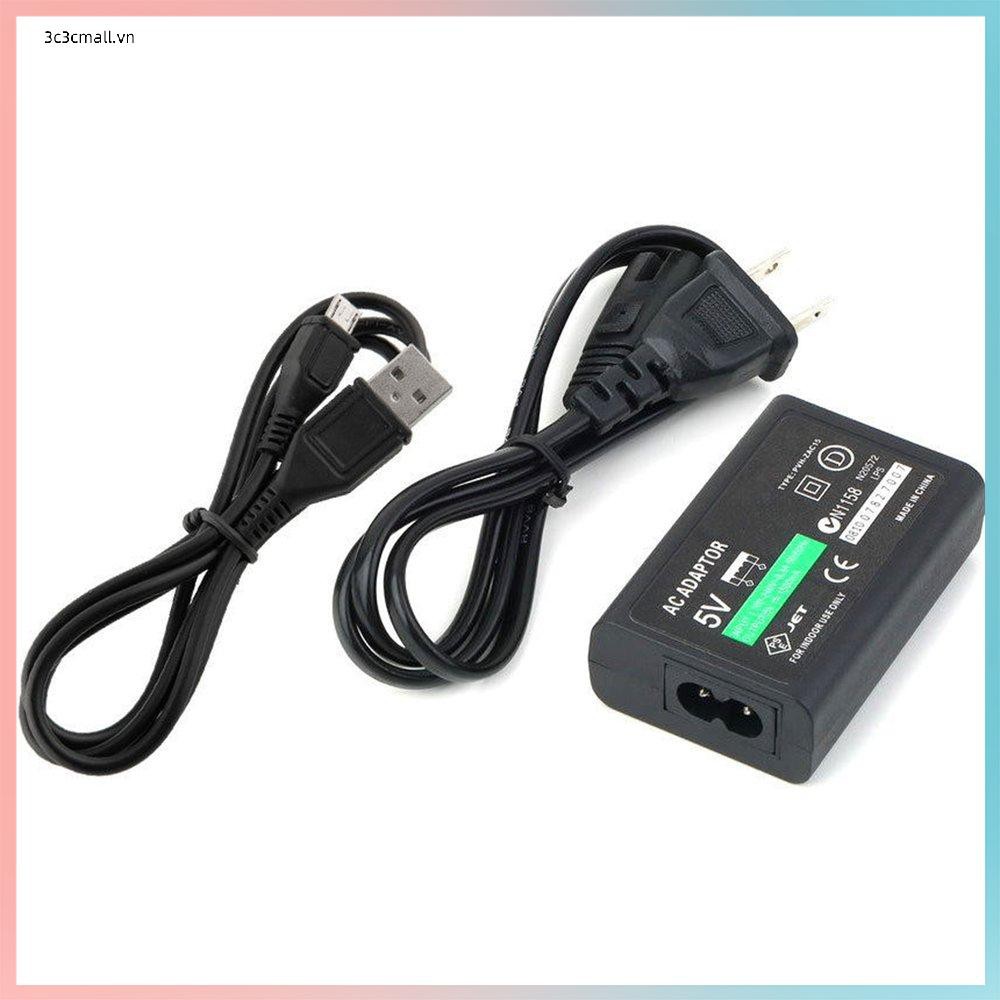 ✨chất lượng cao✨For Ps Vita 2000 Power Adapter Charger Set Game Charger Professional