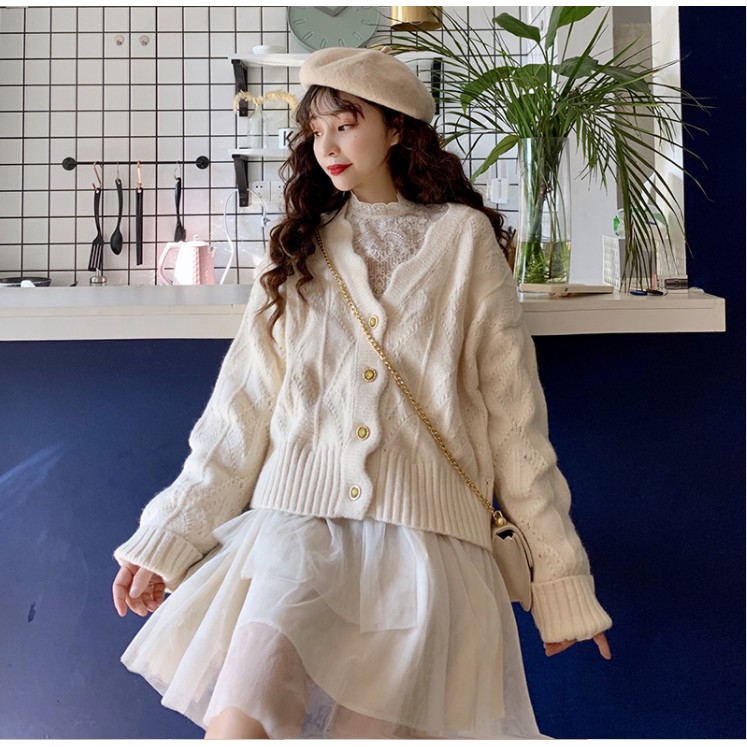 Áo Khoác Cardigan Thiết Kế Đơn Giản Thời Trang Nữ Dễ Thương | BigBuy360 - bigbuy360.vn