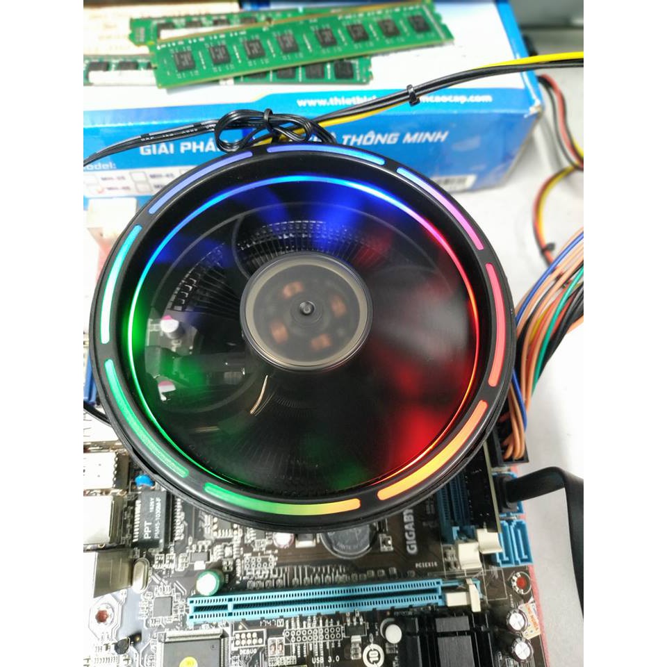 [Mã ELFLASH5 giảm 20K đơn 50K] Tản nhiệt khí Coolmoon Leto II Auto RGB