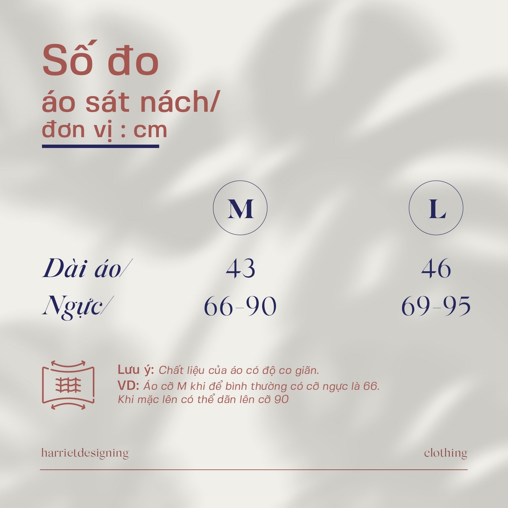 [Mã BMBAU50 giảm 7% đơn 99K] Áo sát nách len tăm mềm mát ba lỗ Harriet