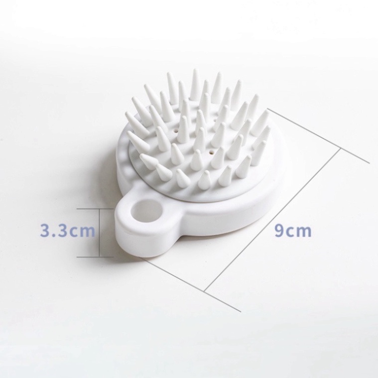 Lược gội đầu bằng silicon mát xa da đầu giảm rụng kích thích mọc tóc - Lược masage chải đầu đa năng _MQS