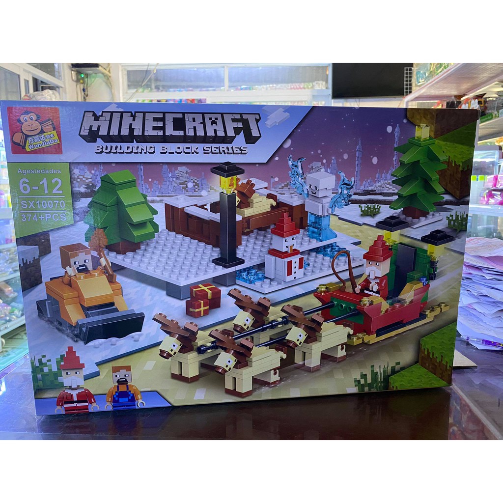 Lego- Minecraft SX10070 Noel 374 MẢNH GHÉP