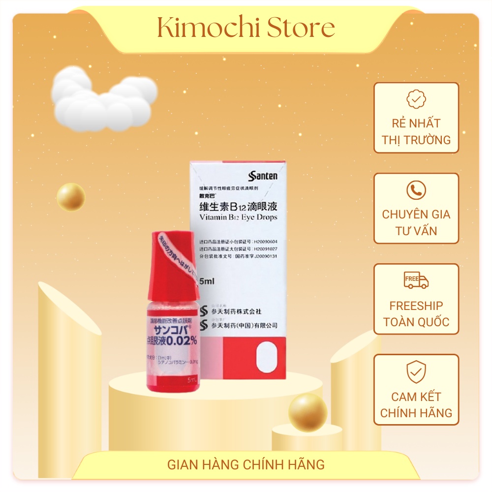 Nước Nhỏ Mắt Giảm Cận Sancoba Nhật Bản 5ml Kimochi Store