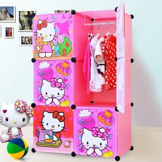 [Nhập mã HLCMSN2811 giảm 15%] [hàng loại 1] Tủ nhựa ghép đa năng 6 ô tiện sử dụng đủ màu đủ mẫu có thanh treo, nam châm